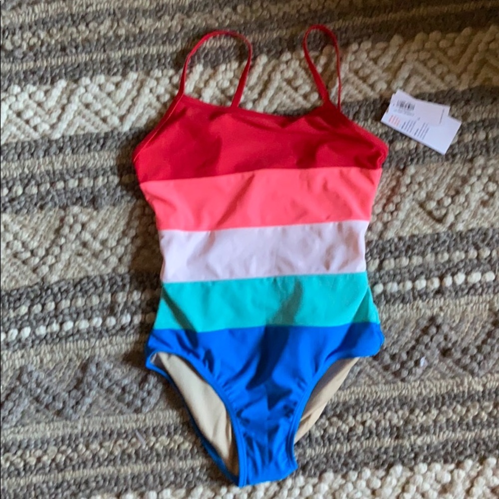 Girls size L old navy bathing suit